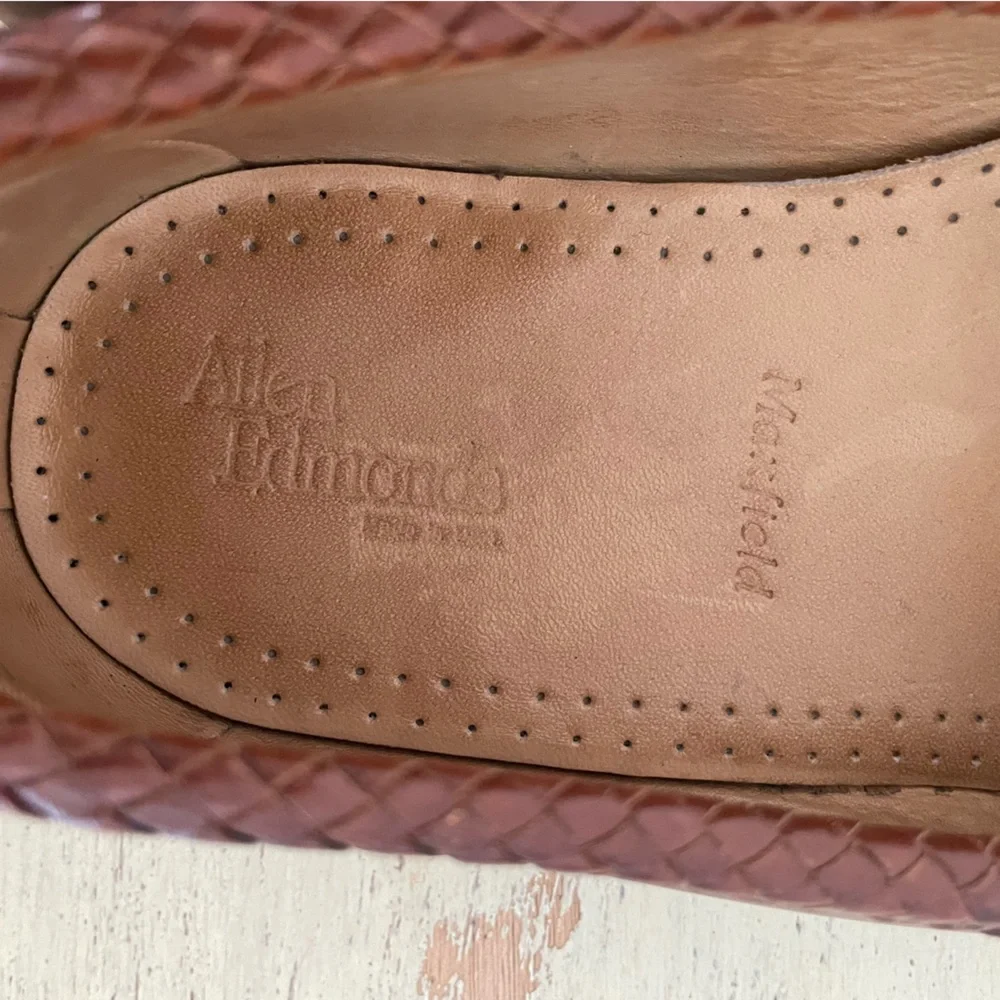 Allen Edmonds Made in USA Maxfield‎ Tasseled Leather Loafer in Brown 12 D $275